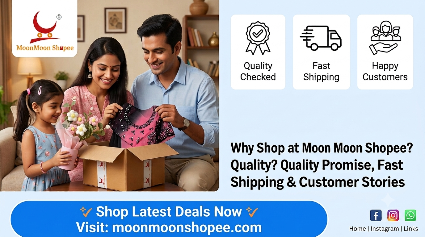 Why Shop at Moon Moon Shopee? Quality Promise, Fast Shipping & Customer Stories