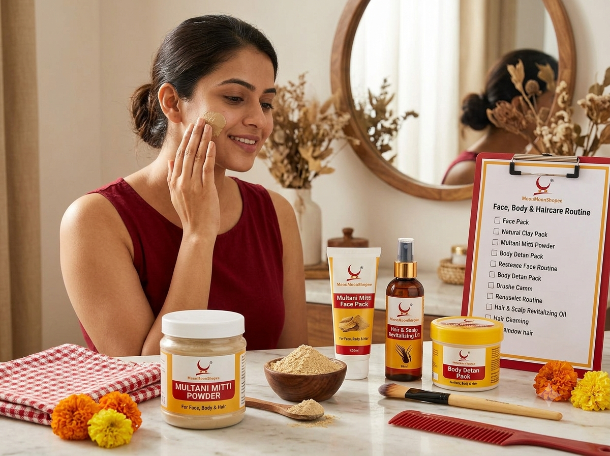 Multani Mitti Powder Uses: Face, Body and Hair Care