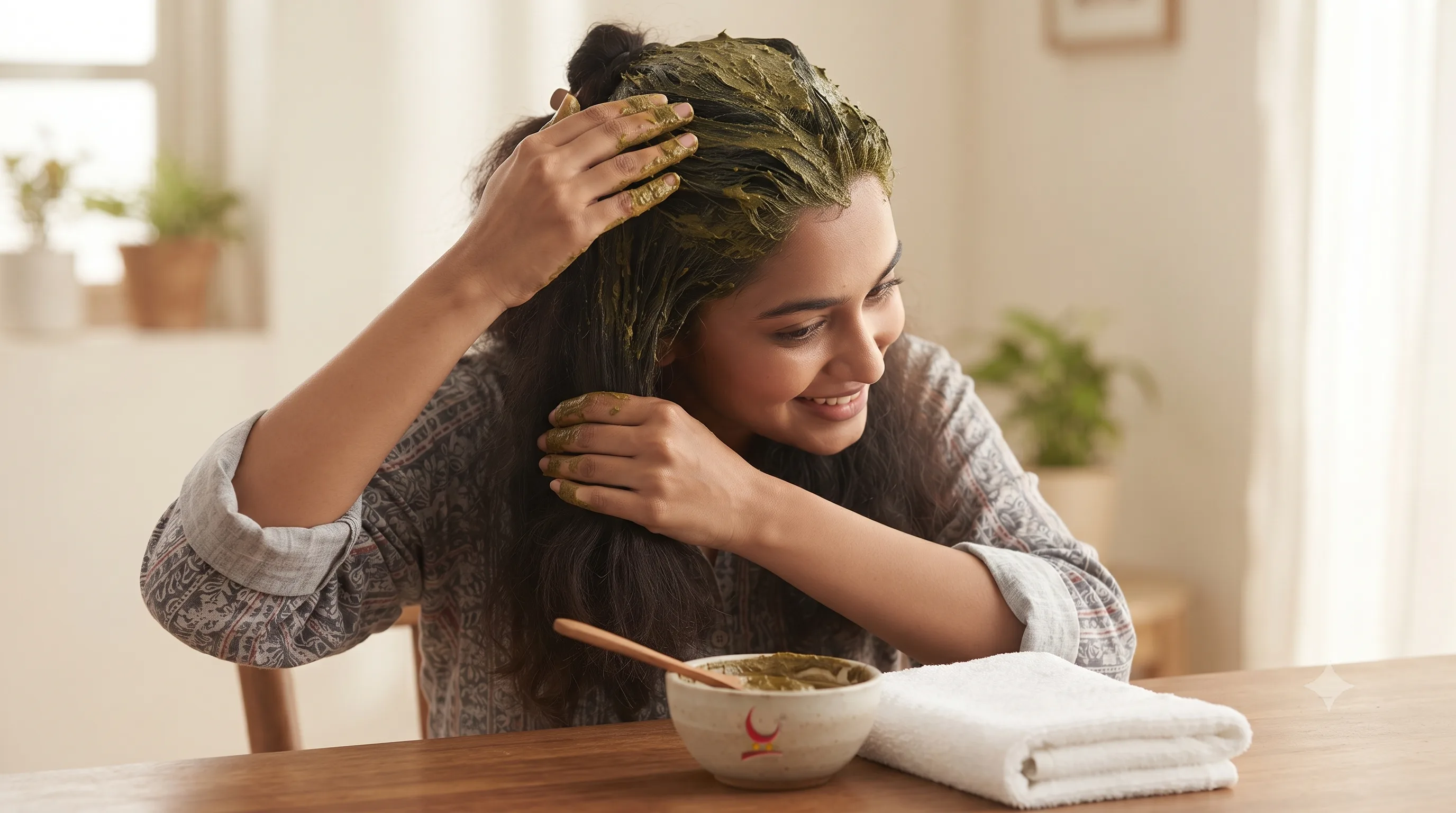 How to Make Multani Mitti Paste for a Hair Mask
