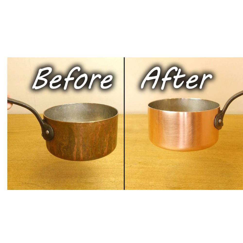 Blazze Chamkeli Brass and copper Non Acidic cleaner | safe on Hand | Gives shines like new | Non Polluting