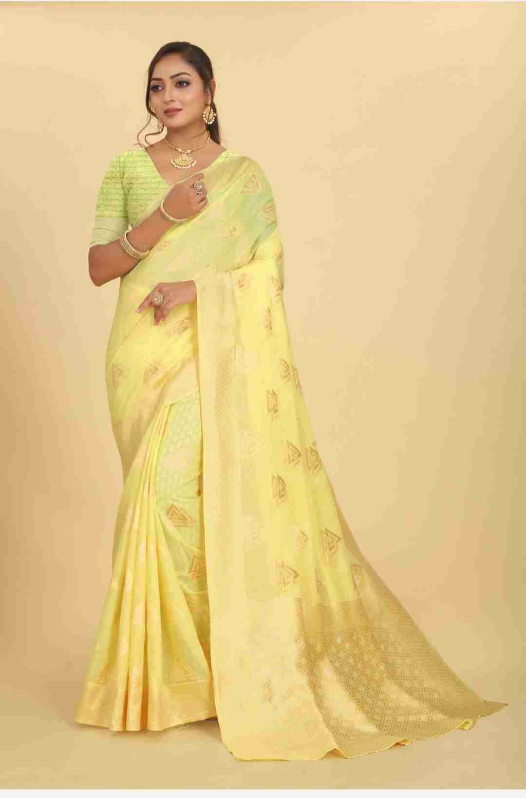 Beautiful Pure silk Saree piramid