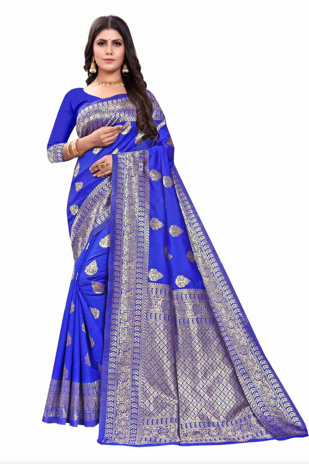 Beautiful Pure silk Saree pari 122