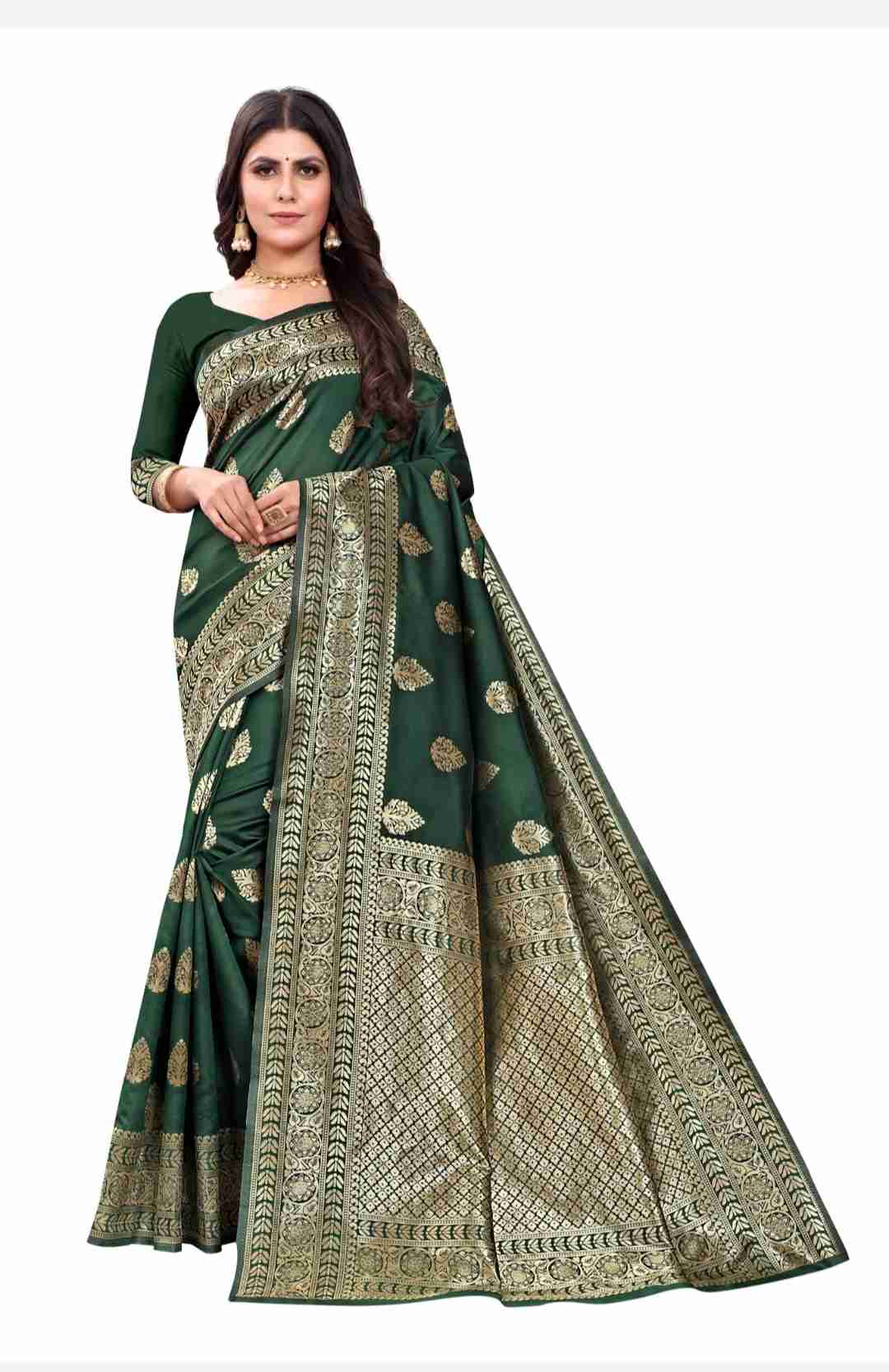 Beautiful Pure silk Saree pari 122