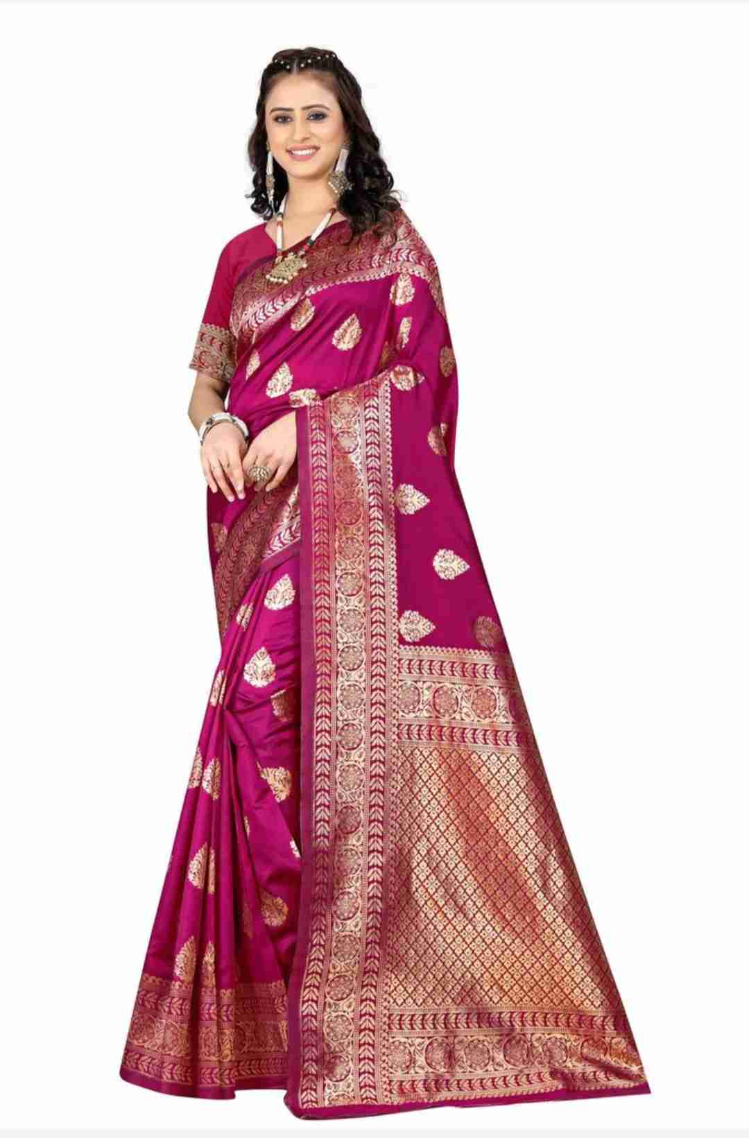 Beautiful Pure silk Saree pari 122