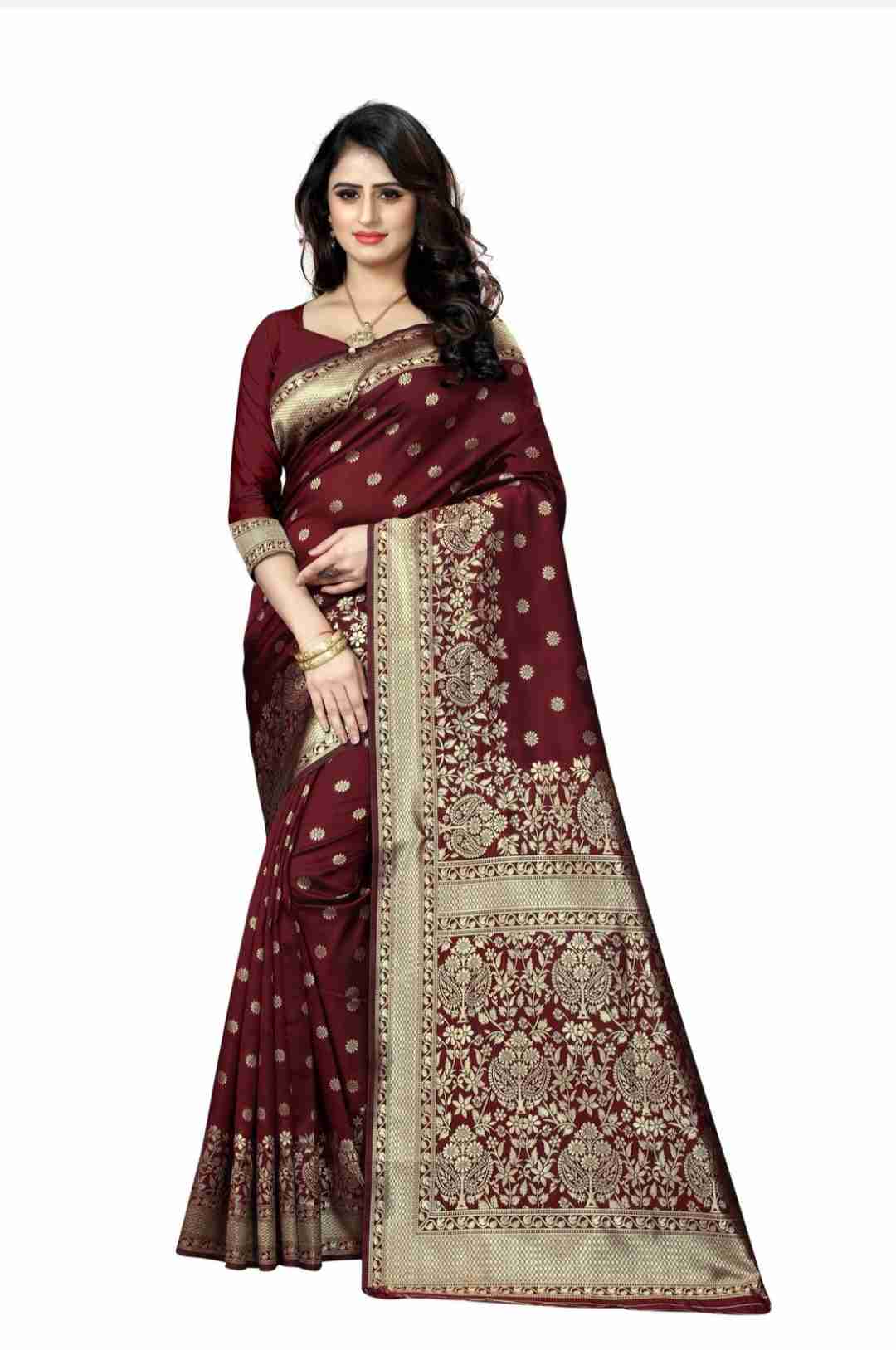 Beautiful Pure silk Saree pari100