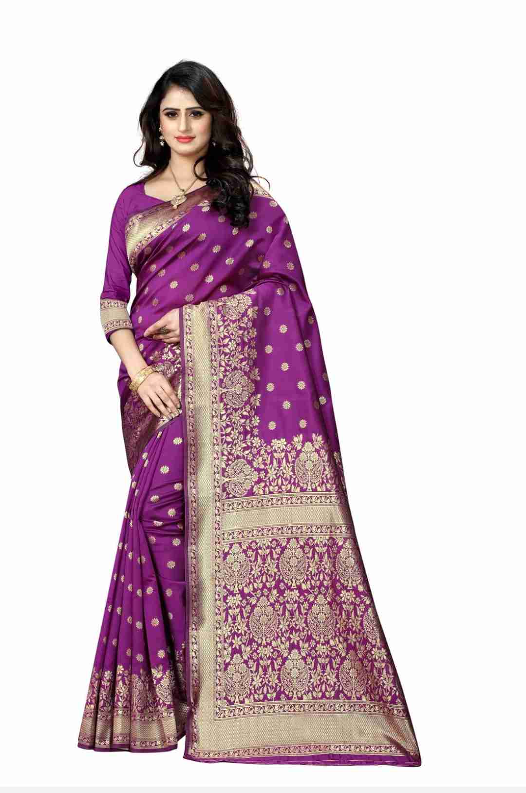 Beautiful Pure silk Saree pari100