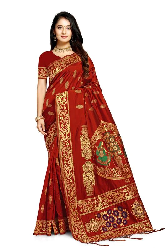 banarasi Jacquard Saree