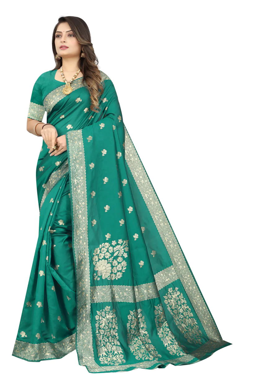 Jacquard , banarasi soft silk saree