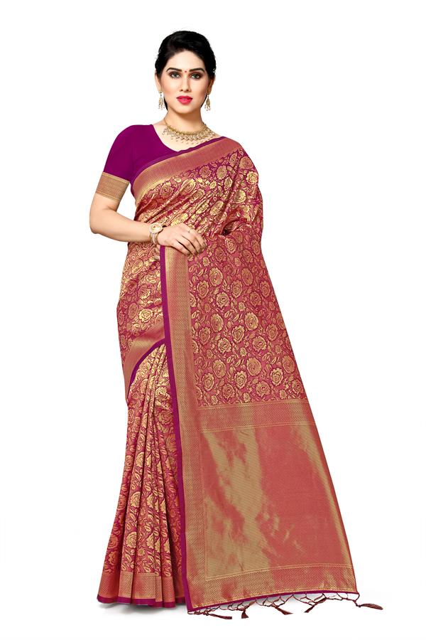 Jacquard Saree, banarasi silk saree