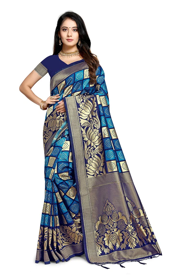 Jacquard silk  Saree