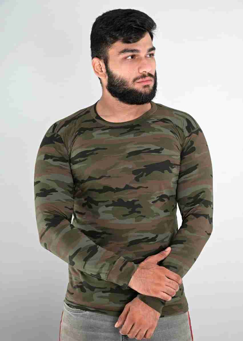  Stylish Men 100% Pure Cotton Army T-shirt For Men's & Boys