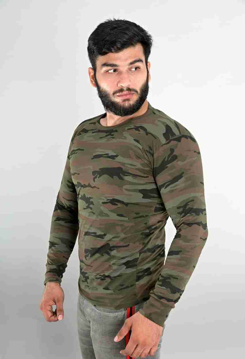  Stylish Men 100% Pure Cotton Army T-shirt For Men's & Boys