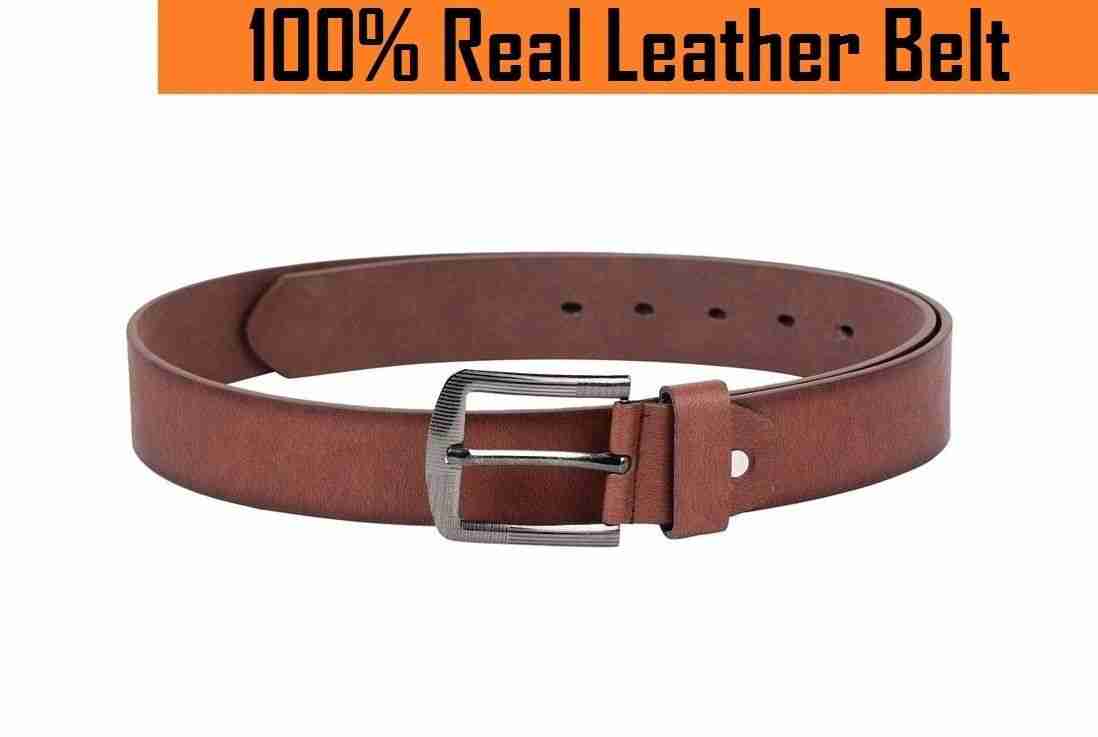 Genuine 100 percent  Real Leather Men Fashionable Belt For Men's & Boys 