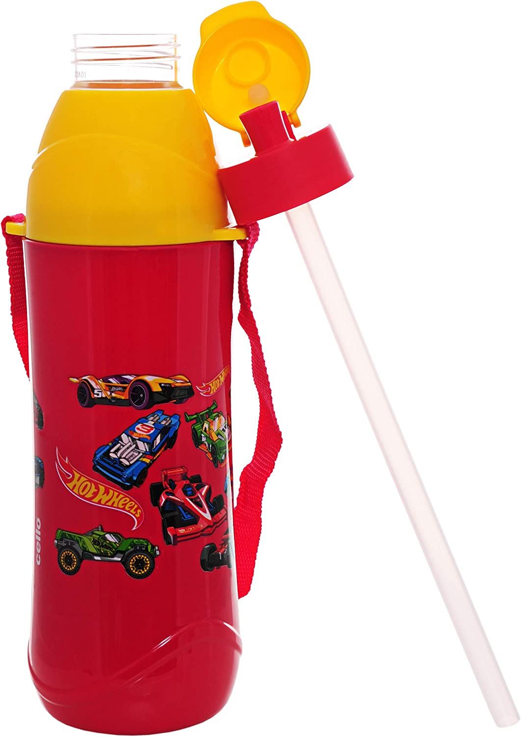 Cello Puro Car Print Insulated Water bottle for Kids