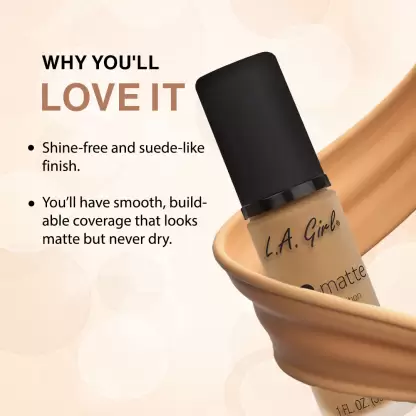 L.A. Girl HD PRO.Matte Foundation- Foundation 