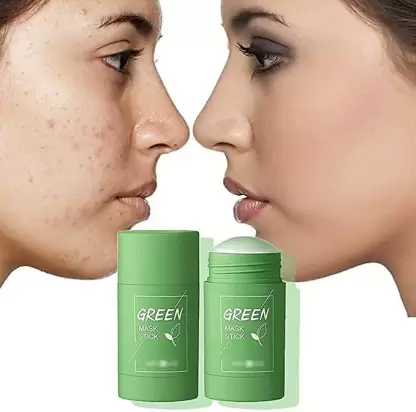 DeepCuisine Beauty Green Tea Mask Stick for Face Purifying Clay Stick Mask All Skin Types Face Shaping Mask