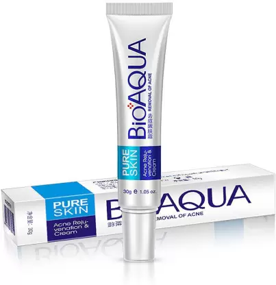 BIOAQUA Anti Acne Pimples Spot Removal Oil Control Shrink Pores Face Cream 30 G pack of 1  (30 g)