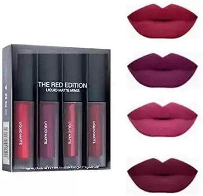 House Of Huda multicolor non transfer & waterproof lipstick 4in 1 lipstick  (multicolor, 10 g)