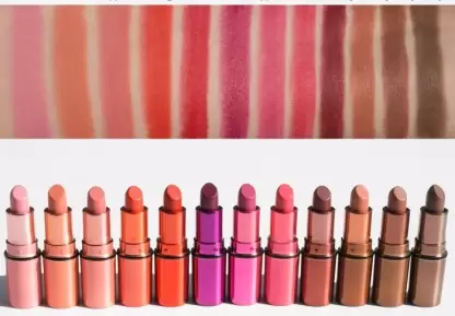 LOVE HUDA Waterproof Snow Ball Mini Long Lasting 12 Color Matte Crayon Lipstick Set  (Multicolor, 30 g)