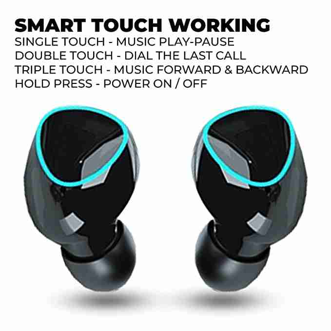 Exclusive Edition M10 TWS Wireless Earphones with Touch Control and LED Charging Display V5.1 Latest Bluetooth Version Gaming TWS Wireless Earphones -1 Pair