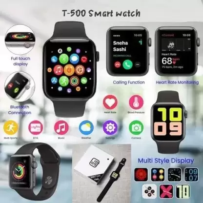 Smart watch T-500 ,with bluetooth connectivity 