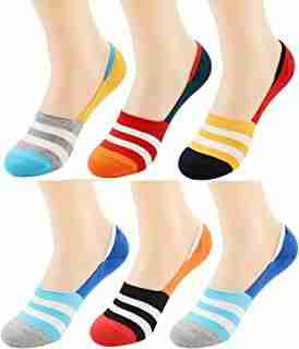 No show Socks/Lofer Socks/Low cut socks/Footies Socks For Men & Women ( Pair of 3)( with silicone Grip)