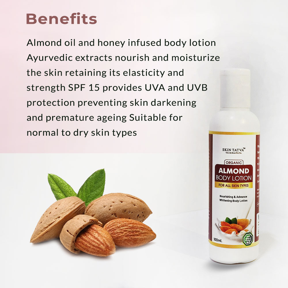 Skintatva Almond Body Lotion-100ml