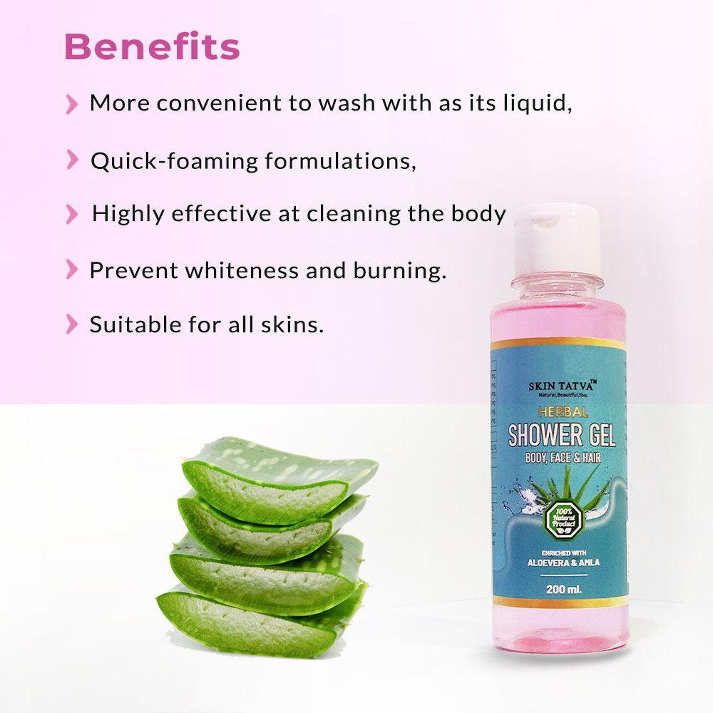 Skintatva GREEN TEA FOAMING FACE WASH & SHOWER GEL COMBO