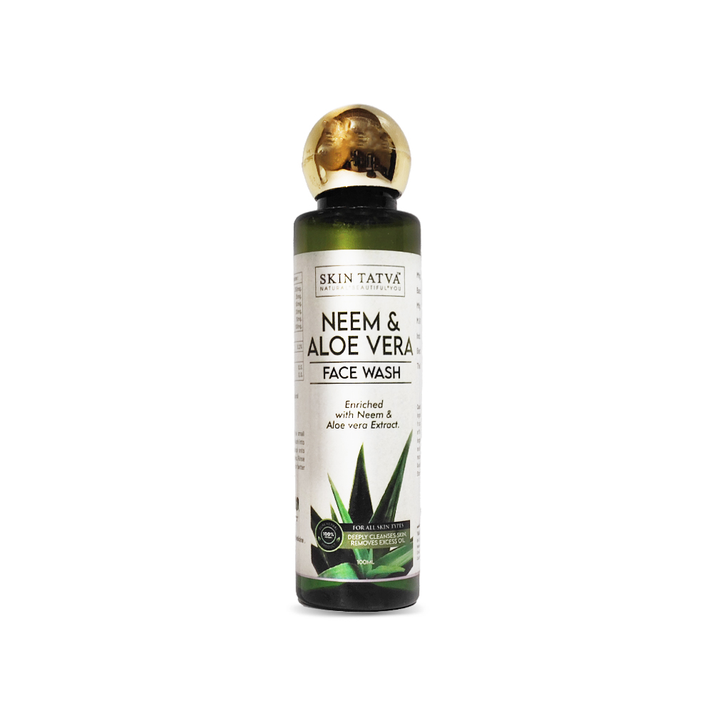 Skintatva NEEM ALOEVERA FACE WASH + GLOW WIN CREAM+LIP BALM COMBO