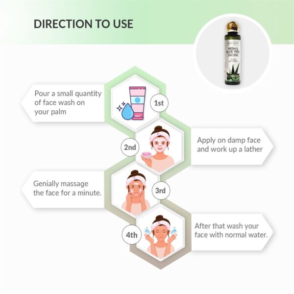 Skintatva NEEM ALOEVERA FACE WASH + GLOW WIN CREAM+LIP BALM COMBO