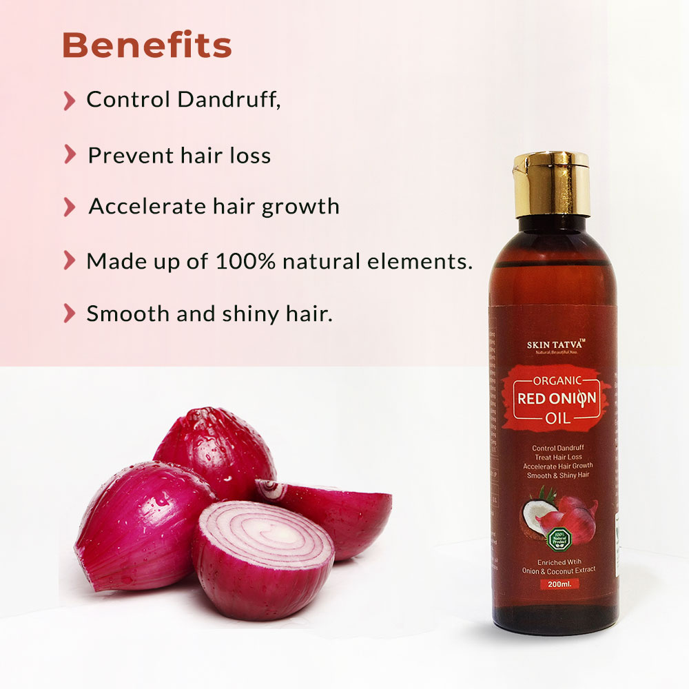 Skintatva ORGANIC RED ONION SHAMPOO & OIL COMBO