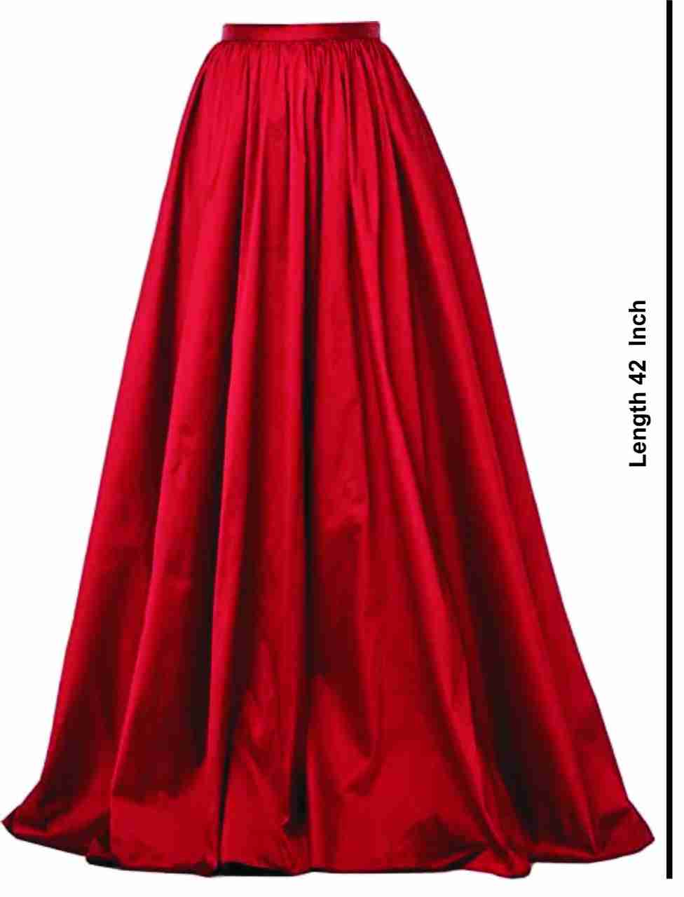 full length colorful fashion skirts