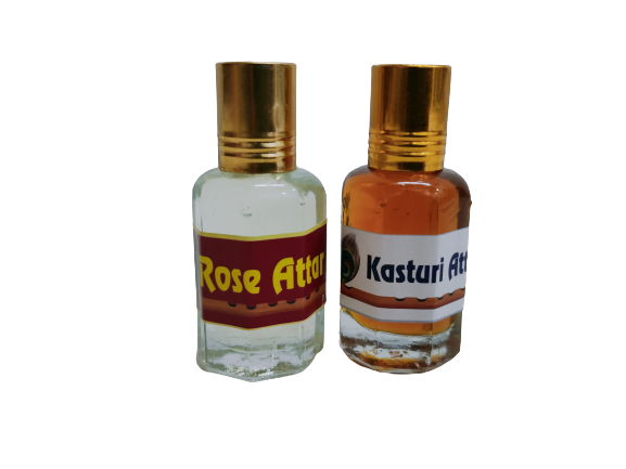 ROSE & KASTURI ATTAR 12ML EACH