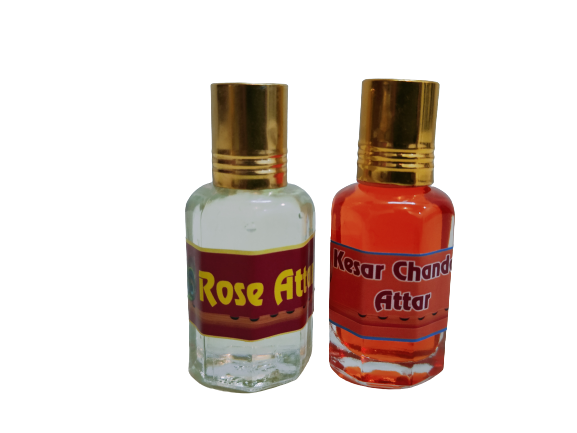 ROSE & KESAR CHANDAN ATTAR 12ML EACH