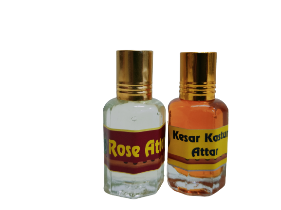 ROSE & KESAR KASTURI fragrance 12ML EACH