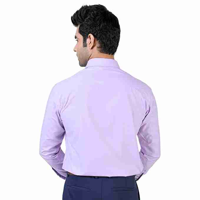 MAKHANCHOR Lavander Regular Fit Formal Shirt