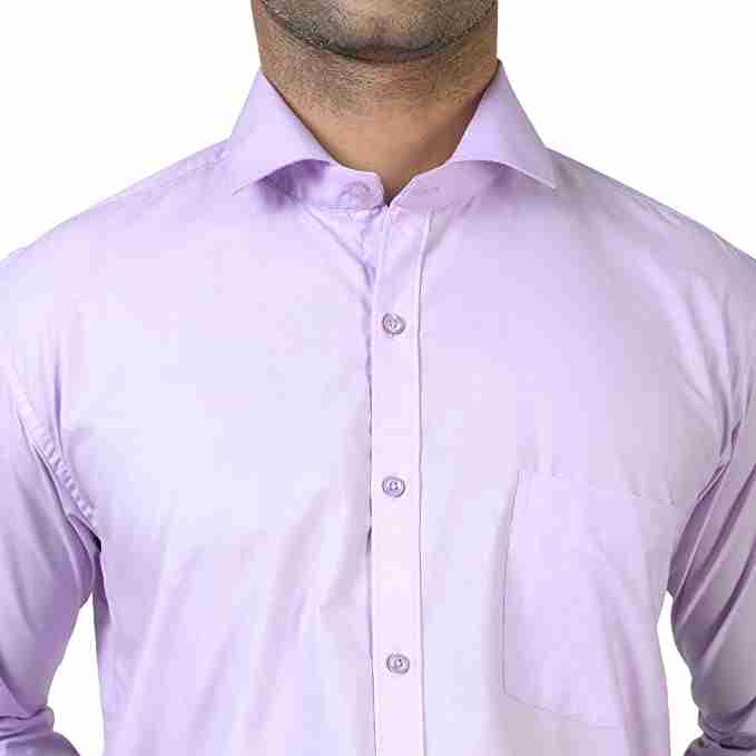 MAKHANCHOR Lavander Regular Fit Formal Shirt