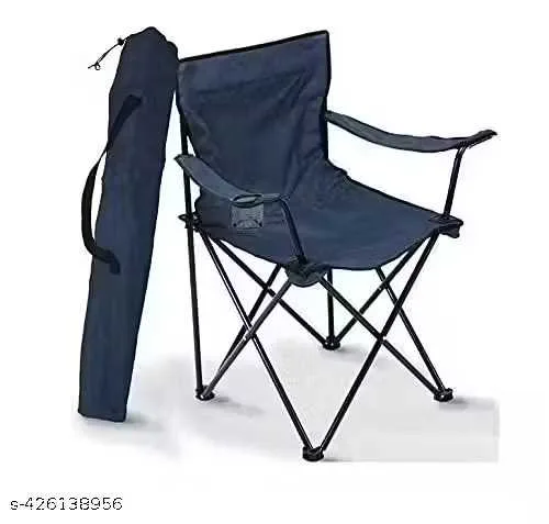Camping Folding Chair Outdoor Garden Stool (Blue, Pre-assembled)