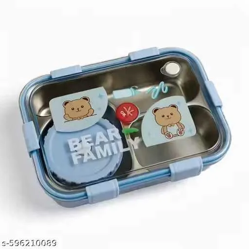Compartment Thermal Lunchbox for Kids and Adults 3 Containers Lunch Box | kids lunch box