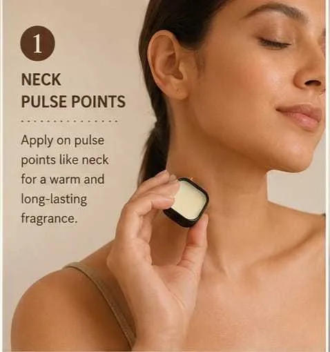 ARANYA LUXE Noir Coco Solid Perfume | Long Lasting Unisex Perfume Balm 12g
