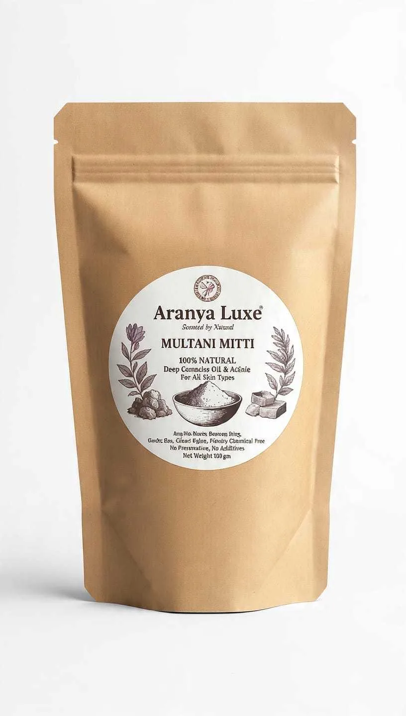 ARANYA NATURALS Pure Multani Mitti Powder 250g | Natural Face & Hair Pack