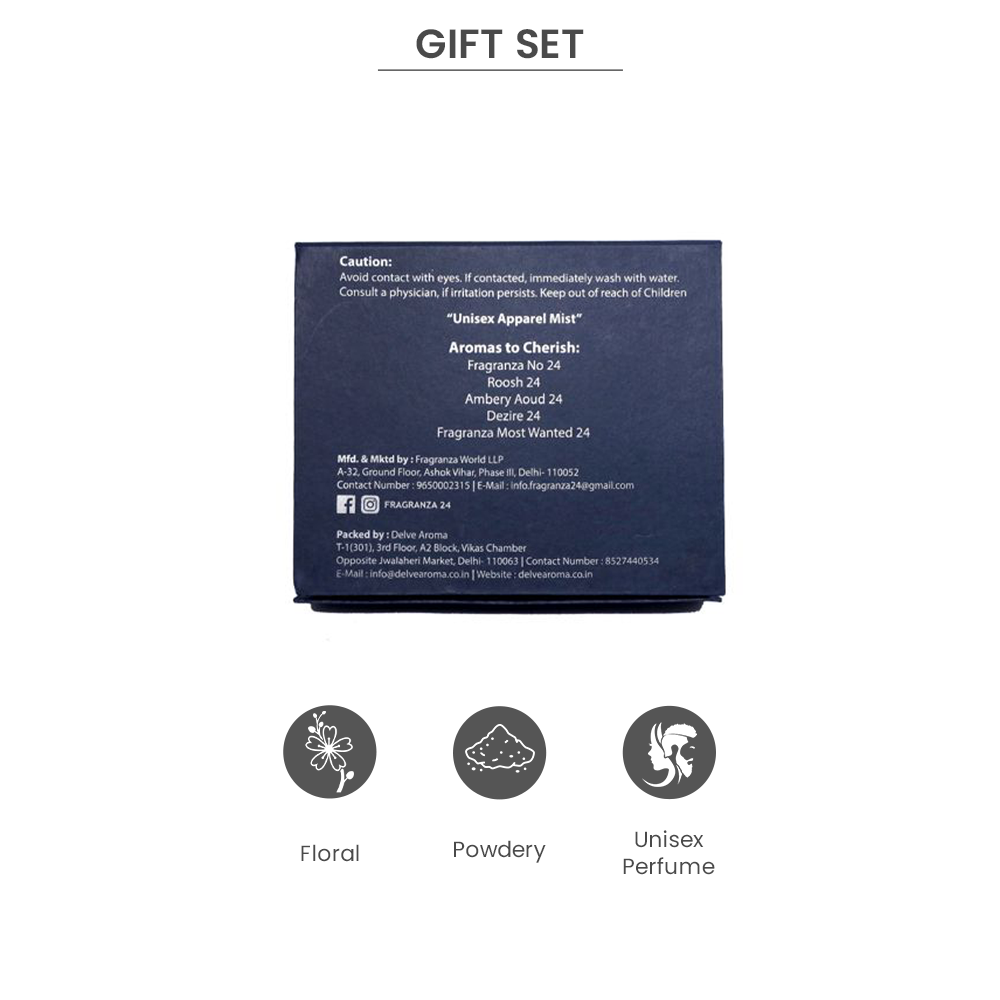 Luxury Perfume Gift Set – Premium 5-in-1 Mini Parfum Collection (Unisex)