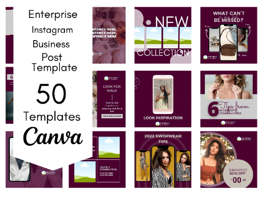 50 Clothing Retail Marketing Templates | Editable Canva Designs for Boutique Promotion