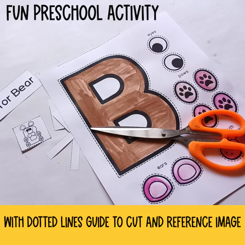 Preschool curriculum, Toddler Quiet Book, Toddler Learning Preschool activities, Preschool crafts, Alphabet Crafts, Letter Crafts Preschool