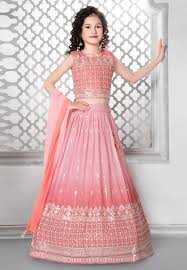 kids lehenga choli semi-stiched