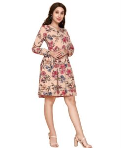 Beautiful Cream Color Pattern Kurti - Image 5