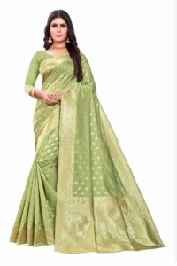 Beautiful Pure silk Saree - Image 6