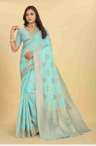 Beautiful Pure silk Saree piramid - Image 5