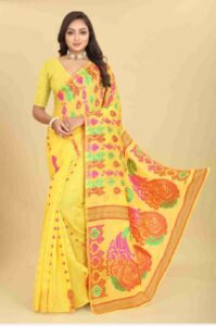 Beautiful Pure silk Saree Rangoli - Image 4