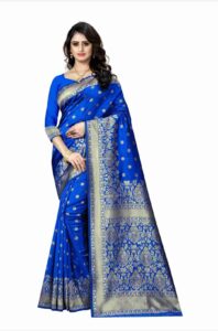 Beautiful Pure silk Saree pari100 - Image 2